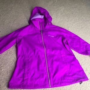 Columbia rain jacket.